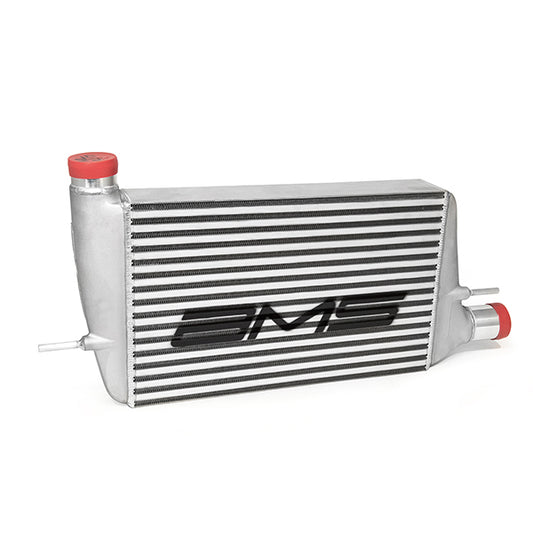 AMS EVO X FRONT MOUNT INTERCOOLER WITH MODULAR CAST END TANKS 2008 WITH LOGO