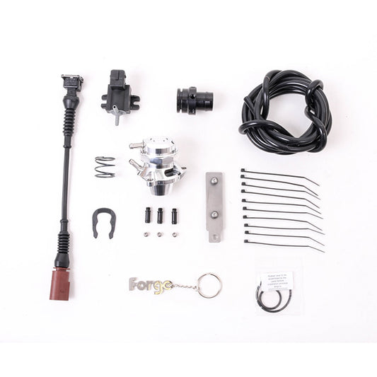 FORGE MOTORSPORT - BLOW OFF VALVE AND KIT FOR AUDI, VW, SEAT, AND SKODA - POLISHED SILVER