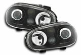 Faros delanteros VW Golf IV Look R32 Negro