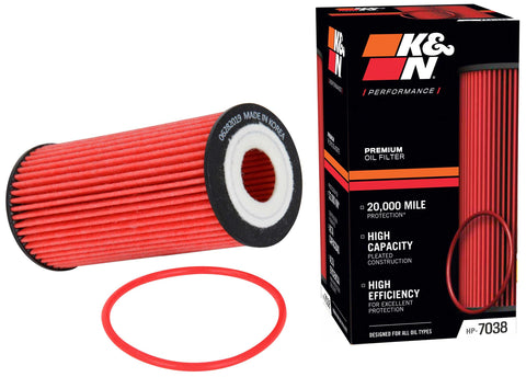 K&N Filtro Óleo Premium 1.8/2.0TSI EA888.3/EA888.4 EVO SEAT Leon 5F Cupra / AUDI S3 8V / TT 8S / S1 / VW Golf 7 GTI / Golf 8 GTI / Golf 7 R / Golf 8 R / Polo GTI