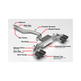 ESCAPE APR CATBACK EXHAUST SYSTEM - GOLF 8 R
