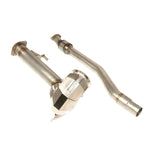 AMS PERFORMANCE MK7 GOLF R DOWNPIPE WITH HIGH FLOW CATALYTIC CONVERTER