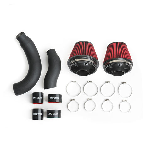 CTS TURBO C7 S6/S7/RS7 KIT DE ADMISIÓN DOBLE DE 3″ CON PILA DE VELOCIDAD DE 6″ 