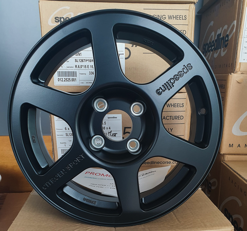 Citroen Sport 6x15 ET16 PCD 4x108 BLACK MATTE