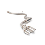 TT MK2 2.0 TDI QUATTRO CAT-BACK SYSTEM NON RESONATED POLISHED (STW)