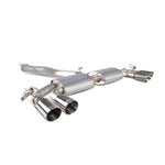 S3 2.0T 8V (SALOON) CAT-BACK SYSTEM NON RESONATED+VALVED POLISHED