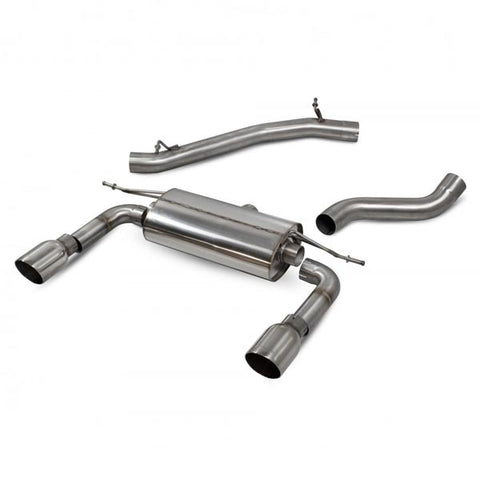 TT MK3 2.0TFSI QUATTRO NON GPF MODEL CAT-BACK SYSTEM NON RESONATED POLISHED