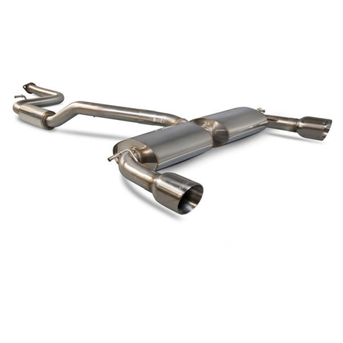 FOCUS ST225 MK2 63,5MM/2,5" CAT-BACK SYSTEM RESONATED POLISHED