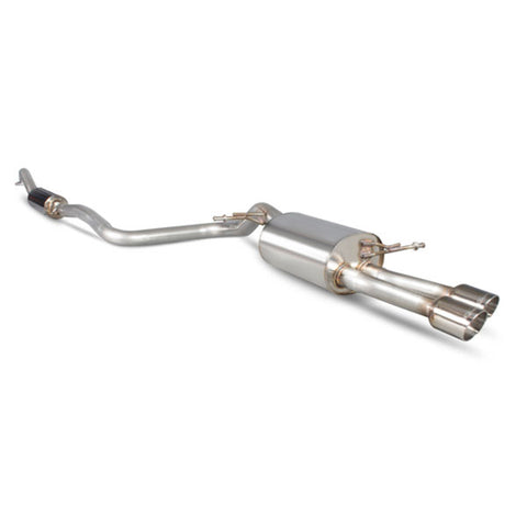 MK7 FIESTA 1.0T ECOBOOST (STAND REAR VALANCE FIT) CAT-BACK SYSTEM RESONATED POLISHED