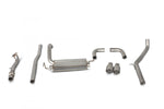 500/595 (IHI TURBO) / 595/695 (GARRETT TURBO) CAT-BACK SYSTEM NON-RESONATED POLISHED TWIN 100MM DAYTONA TRIMS