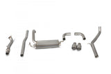 500/595 (IHI TURBO) / 595/695 (GARRETT TURBO) CAT-BACK SYSTEM NON-RESONATED POLISHED TWIN 100MM DAYTONA TRIMS