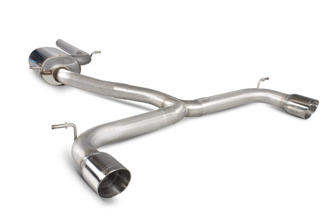 SCORPION Catback Exhaust System Non-Resonated VW GOLF 7 GTI