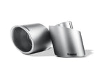 ABARTH 500/500C AKRAPOVIC TAIL PIPE SET (TITANIUM)