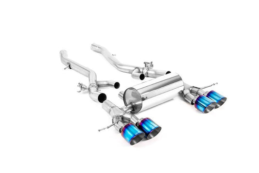 Particulate Filter-back - Axle Back System with GT-115 Burnt Titanium Trims - 4 Series - G82 M4 & M4 Competition S58 3.0 Turbo (OPF/GPF Equipped Cars Only) - 2020-