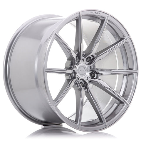 Concaver CVR4 19x10 ET20-51 BLANK Brushed Titanium<br/>