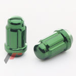 Forged Steel Japan Racing Nuts JN2 12x1.5 Green