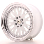 JR Wheels JR10 16x8 ET10 4x100/114 White w/Machined Lip