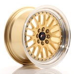 JR Wheels JR10 16x8 ET20 4x100/108 Dorado con labio mecanizado