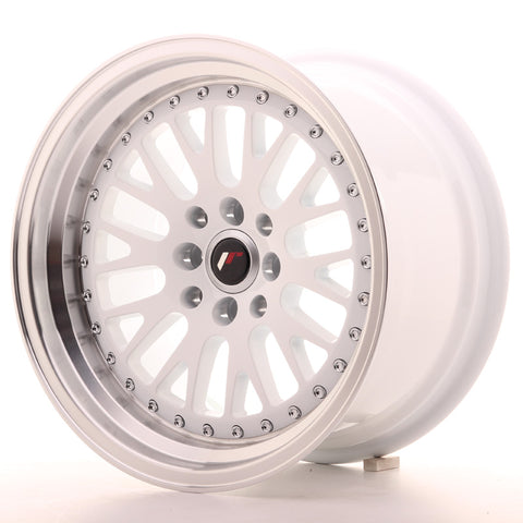 JR Wheels JR10 16x9 ET10 4x100/114 White w/Machined Lip