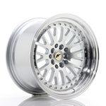 JR Wheels JR10 16x9 ET20 5x100/114 Cara Mecanizada Plata