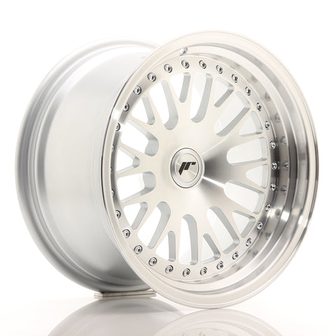 JR Wheels JR10 16x9 ET10-20 BLANK Silver Machined Face