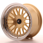 JR Wheels JR10 16x9 ET20 BLANK Dorado con borde mecanizado