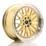 JR Wheels JR10 17x8 ET35 4x100/114 Dorado con labio mecanizado