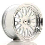 JR Wheels JR10 17x9 ET25-30 BLANK Silver Machined Face