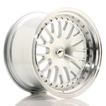 JR Wheels JR10 18x10.5 ET12-25 BLANK Silver Machined Face