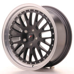 JR Wheels JR10 18x8.5 ET40-45 BLANK Negro mate con borde mecanizado