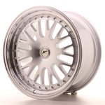 JR Wheels JR10 18x9.5 ET20-40 BLANK Cara mecanizada plateada