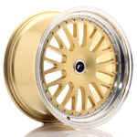 JR Wheels JR10 19x9.5 ET20-35 BLANK Gold w/Machined Lip