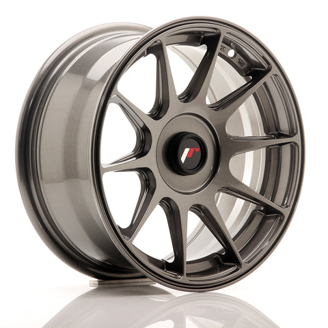 JR Wheels JR11 15x7 ET30 Blank Hyper Gris<br><br><br>