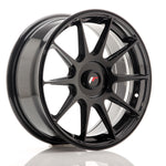 JR Wheels JR11 17x7.25 ET35-40 Blank Glossy Black