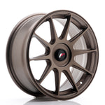 JR Wheels JR11 17x7.25 ET35-40 BLANK Matt Bronze