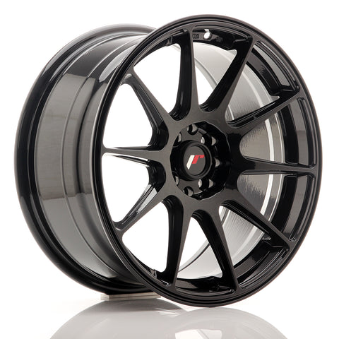 JR Wheels JR11 17x8.25 ET25 4x100/108 Negro Brillante