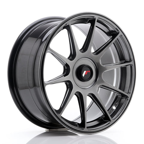 JR Wheels JR11 17x8.25 ET35 BLANK Hyper Black