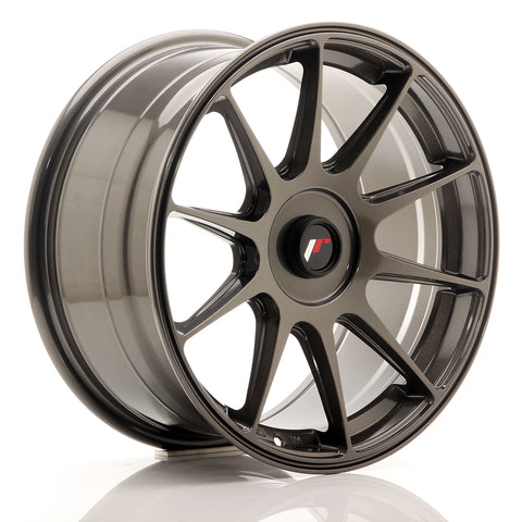 JR Wheels JR11 17x8.25 ET35 Blank Hyper Gris<br>