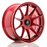 JR Wheels JR11 17x8.25 ET35 BLANK Platinum Red