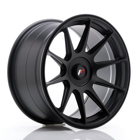 JR Wheels JR11 17x9 ET25-35 BLANK Matt Black