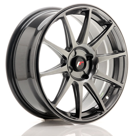 JR Wheels JR11 18x7.5 ET20-40 4H BLANK Oscuro Hyper Negro