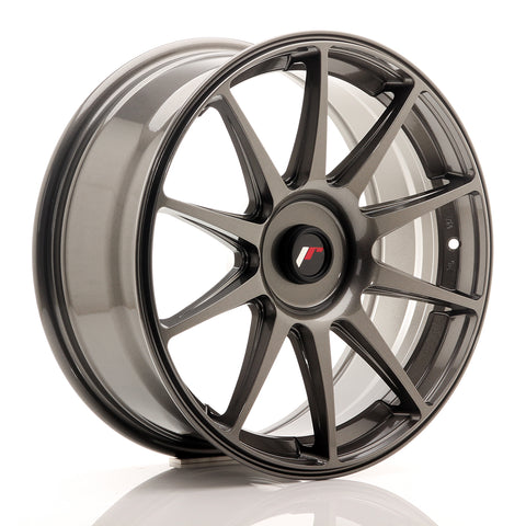 JR Wheels JR11 18x7.5 ET20-40 Blank Hyper Gray<br>