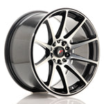 JR Wheels JR11 18x9.5 ET22 5x114/120 Cara mecanizada en negro brillante