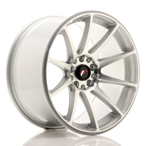 JR Wheels JR11 18x9.5 ET22 5x114/120 Silver Machined Face