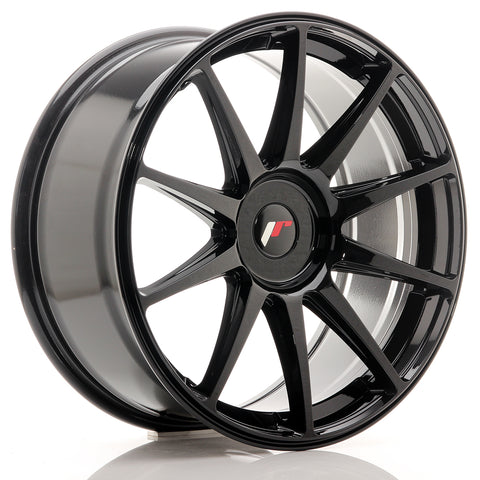 JR Wheels JR11 19x8.5 ET25-40 BLANK Negro Brillo