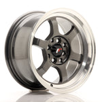 JR Wheels JR12 15x7.5 ET26 4x100/108 Gun Metal w/Machined Lip