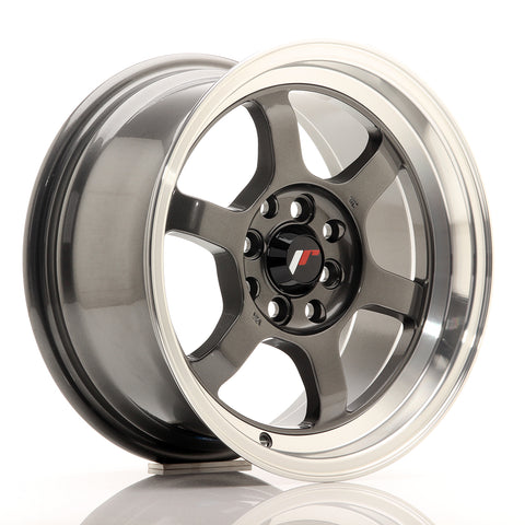 JR Wheels JR12 15x7,5 ET26 4x100/108 Gun Metal w/Machined Lip