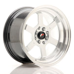 JR Wheels JR12 16x9 ET10 4x100/114 Hyper Silver con borde mecanizado