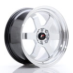 JR Wheels JR12 17x8 ET33 4x100/114 Hyper Silver con borde mecanizado