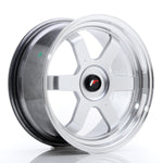 JR Wheels JR12 17x8 ET35 BLANK Hyper Silver w/Machined Lip